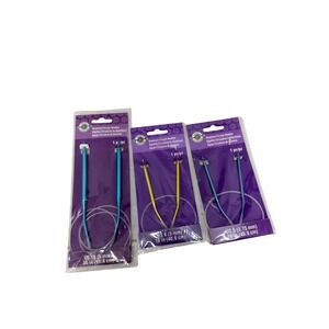 Loops & Threads Aluminum Circular Knitting Needles‎ Set US 5 8 10 16in 36in 3pk